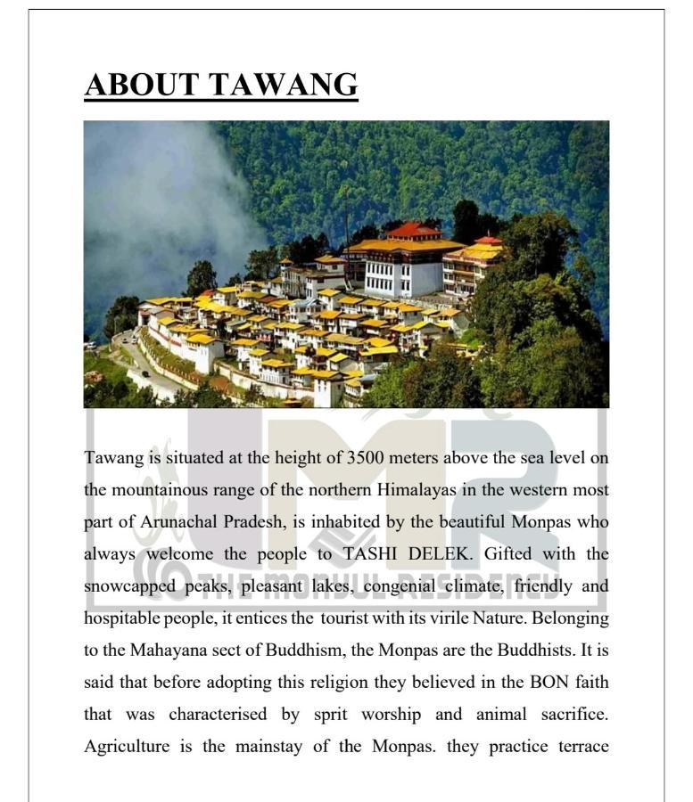 The Monyul Residency Hotel Tawang Eksteriør billede
